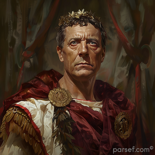 Julius Caesar (Roman Emperors) Busts, Statues, Information, Coins, Maps ...